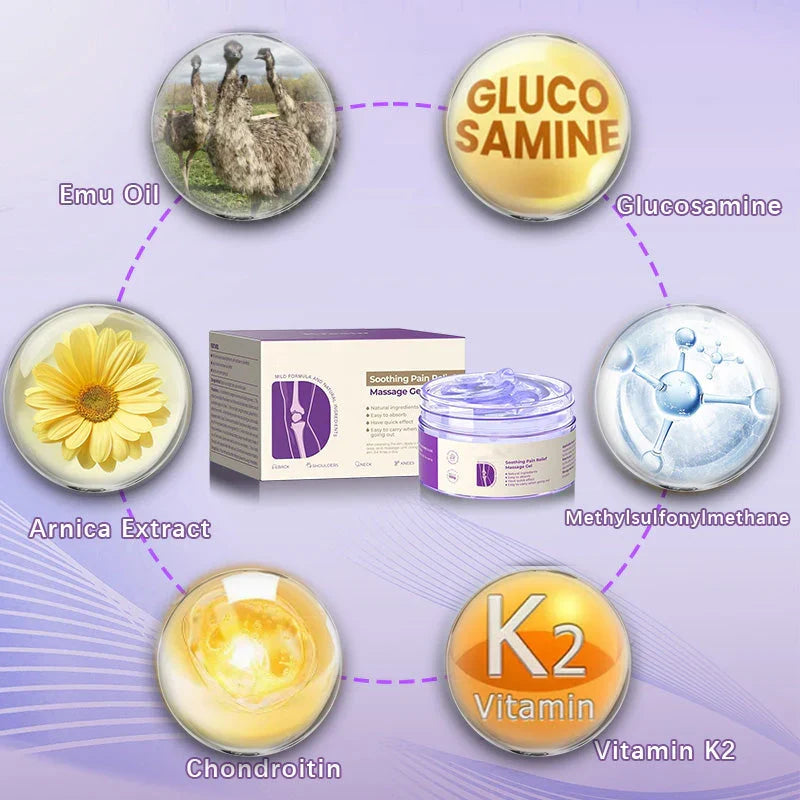 Mayo Clinic recommends👨‍⚕️: Turmeric & Emu Oil Arthritis Soothing Pain Relief Massage Gel