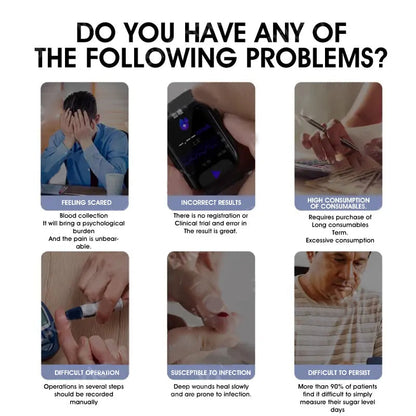 2025 Hot sale🔥Official Authentic Product: BIKENOA™ Fingertip Optical Glucose Sensor Monitor-99.9% Accuracy + Exclusive Gift ✅ANSI Approved