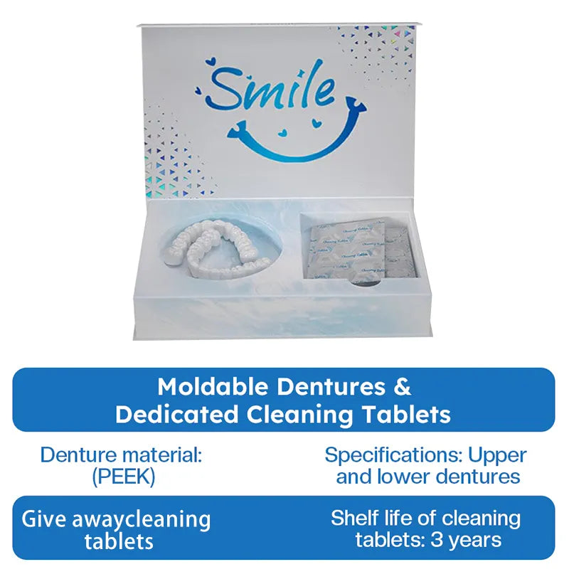Official Store | Moldable Dentures🧑🏽‍⚕️Obtain American Dental Association (ADA) Certification ✅