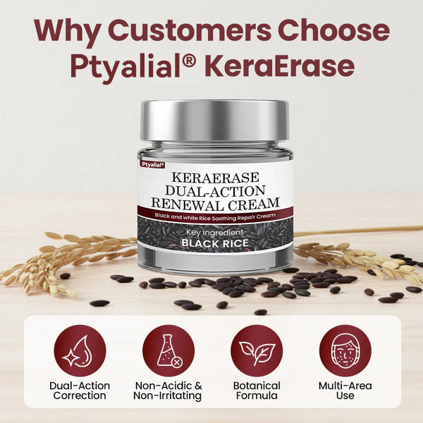 Ptyalial®KeraErase Dual-Action Renewal Cream
