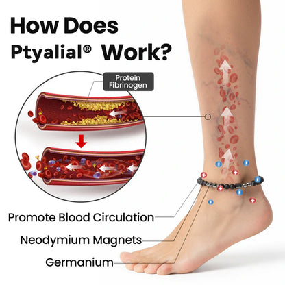 Ptyalial® Leg Vein Magnet Ankle Bracelet