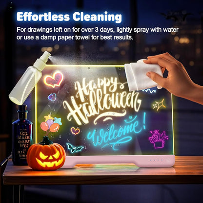 🎅The perfect gift for this Christmas🎁Ptyalial® Creative Rewritable Acrylic LED Message Board 🎨