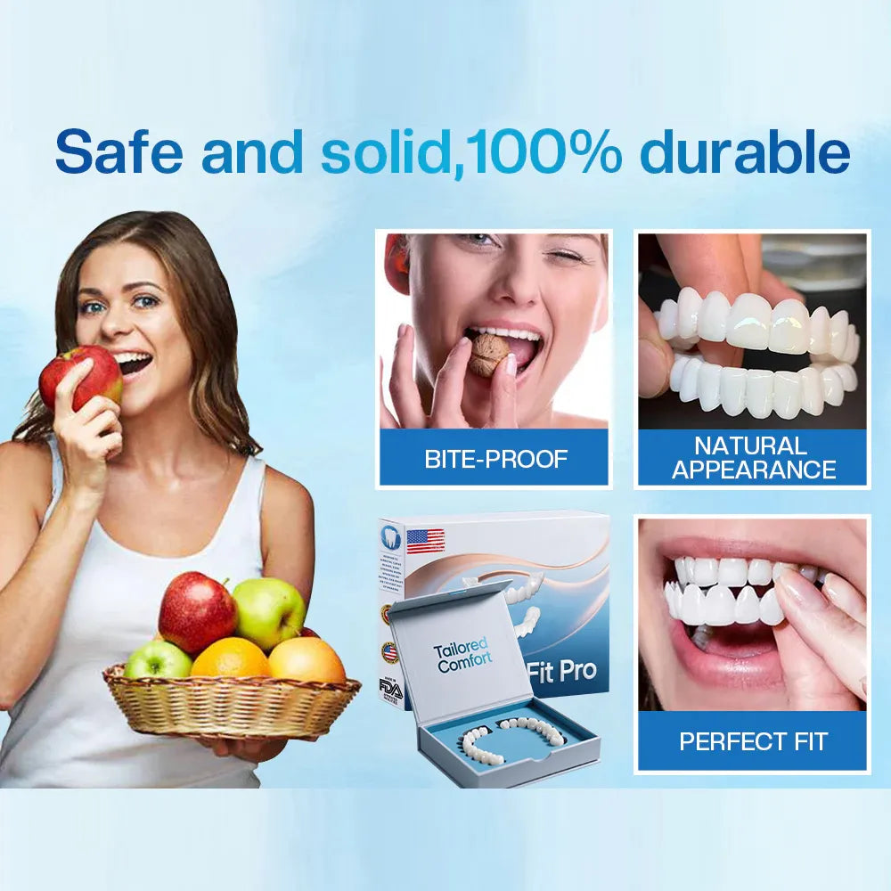 Official Store | Moldable Dentures🧑🏽‍⚕️Obtain American Dental Association (ADA) Certification ✅