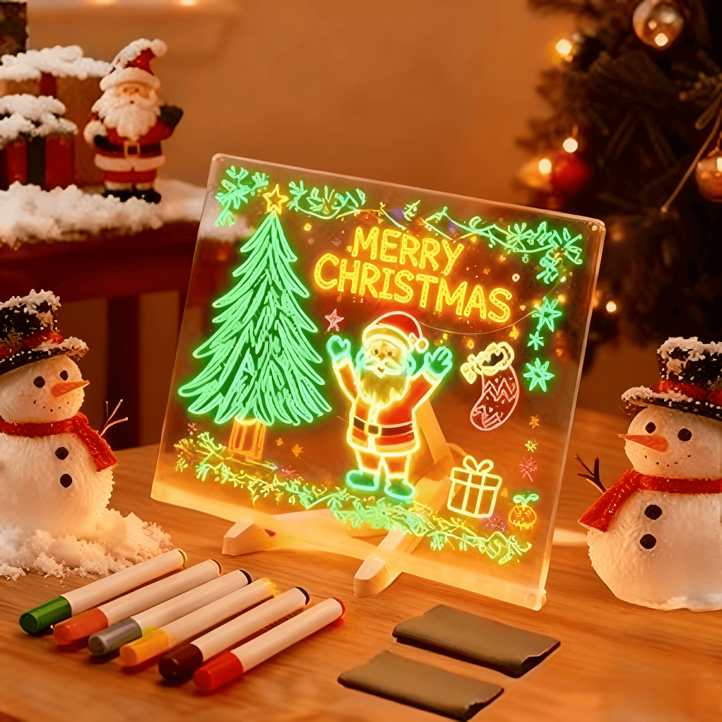 🎅The perfect gift for this Christmas🎁Creative Rewritable Acrylic LED Message Board 🎨