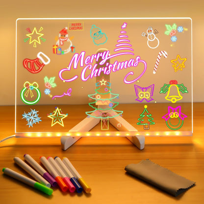 🎅The perfect gift for this Christmas🎁Creative Rewritable Acrylic LED Message Board 🎨