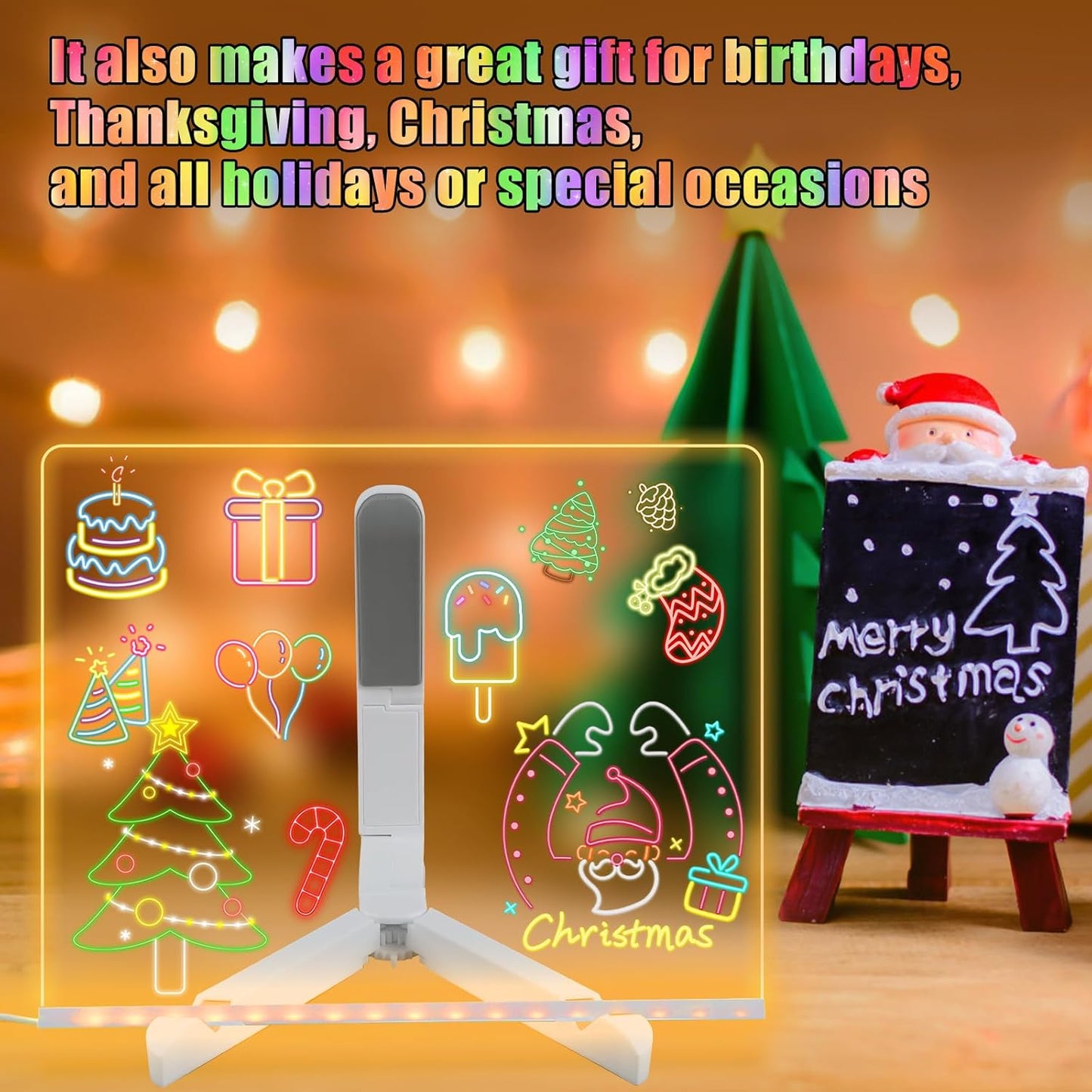 🎅The perfect gift for this Christmas🎁Creative Rewritable Acrylic LED Message Board 🎨